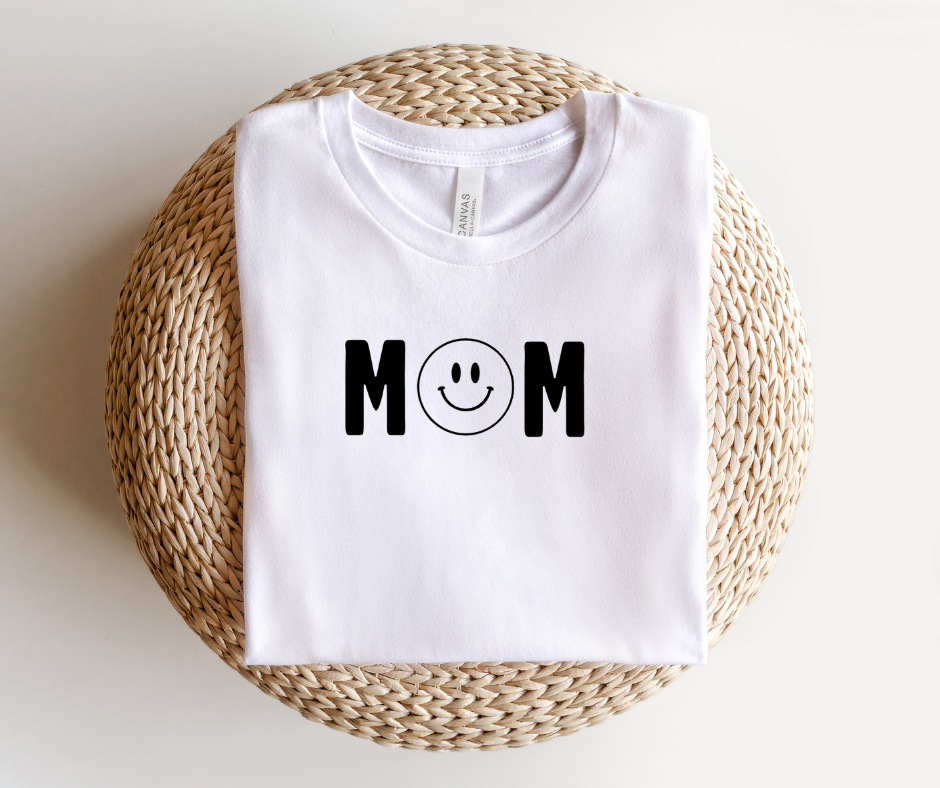 Mom Smiley Tee